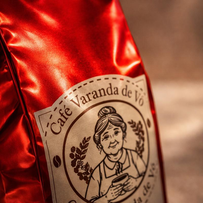 Pacote de Café Varanda de Vó 500g em detalhe